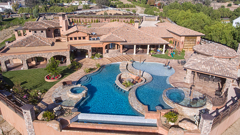 Wine Country Temecula Tuscan Architecture on Tuscan Estate